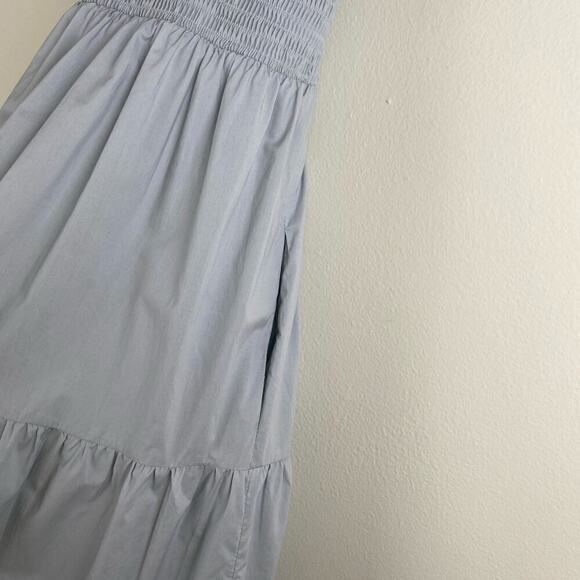 En Saison Ida Seafoam Blue Cotton Poplin Midi Dress Size S - Picture 8 of 15